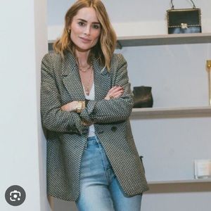 Anine Bing - Fishbone Dark Green Blazer